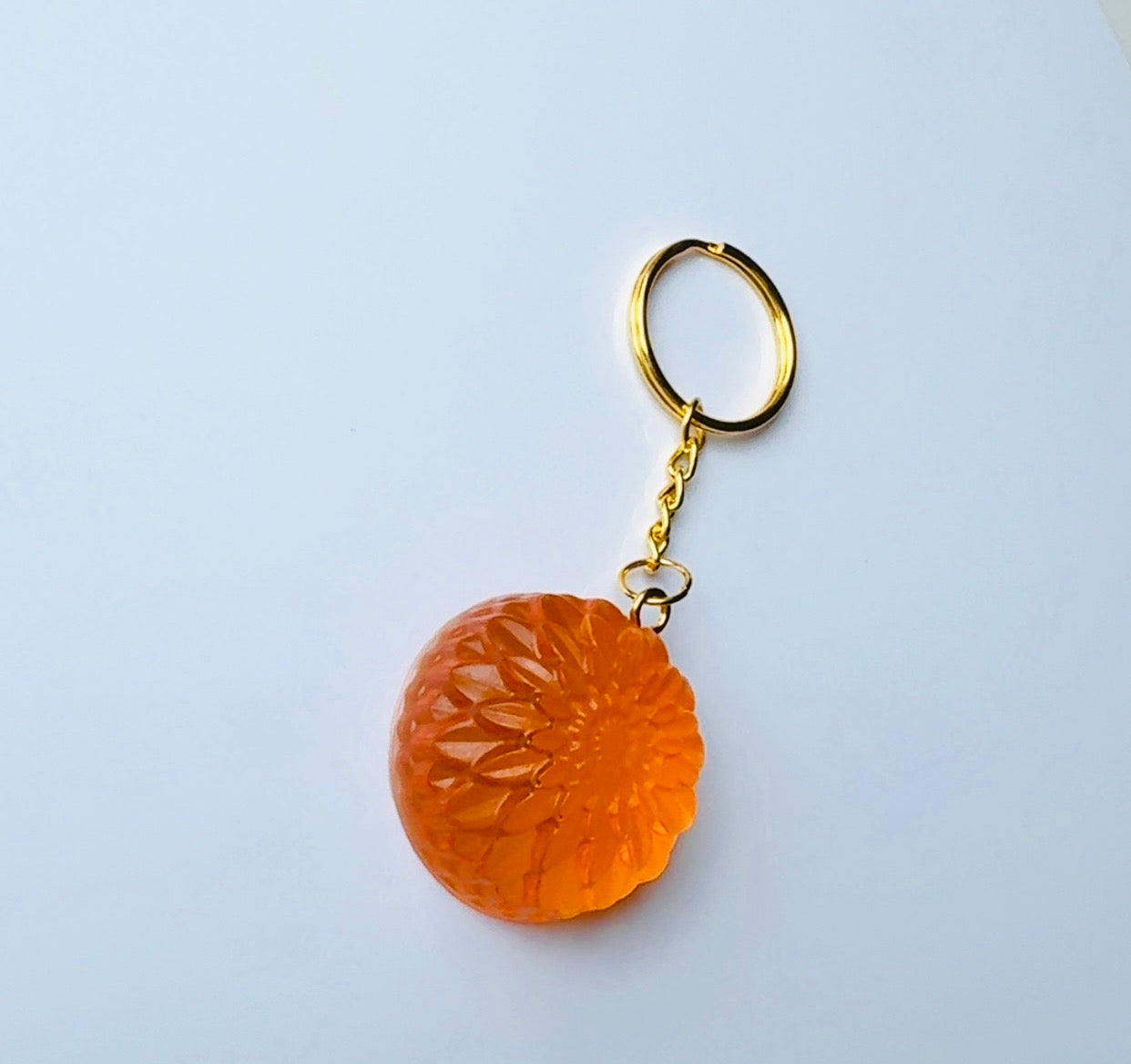 Floral Resin Keychain
