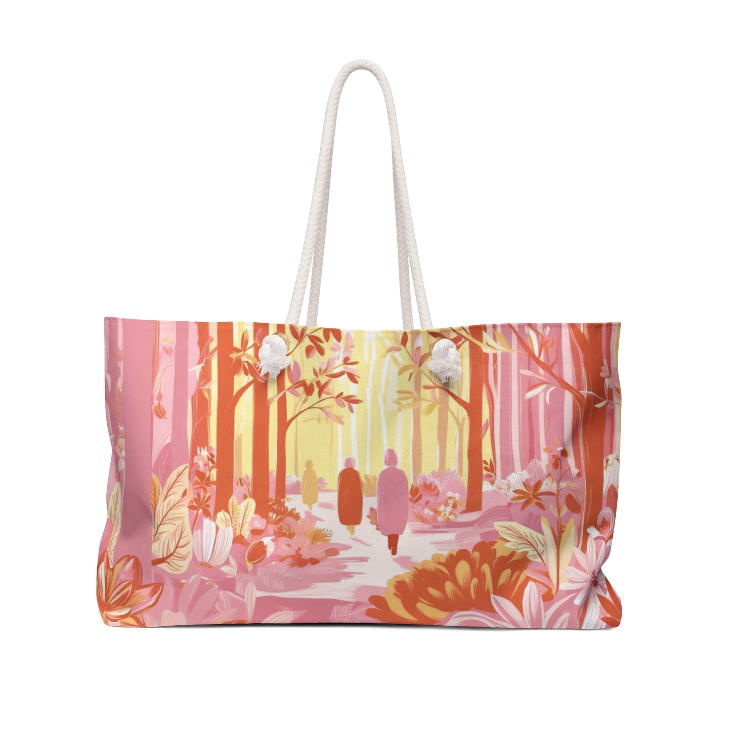 Pastel Forest Weekender Bag