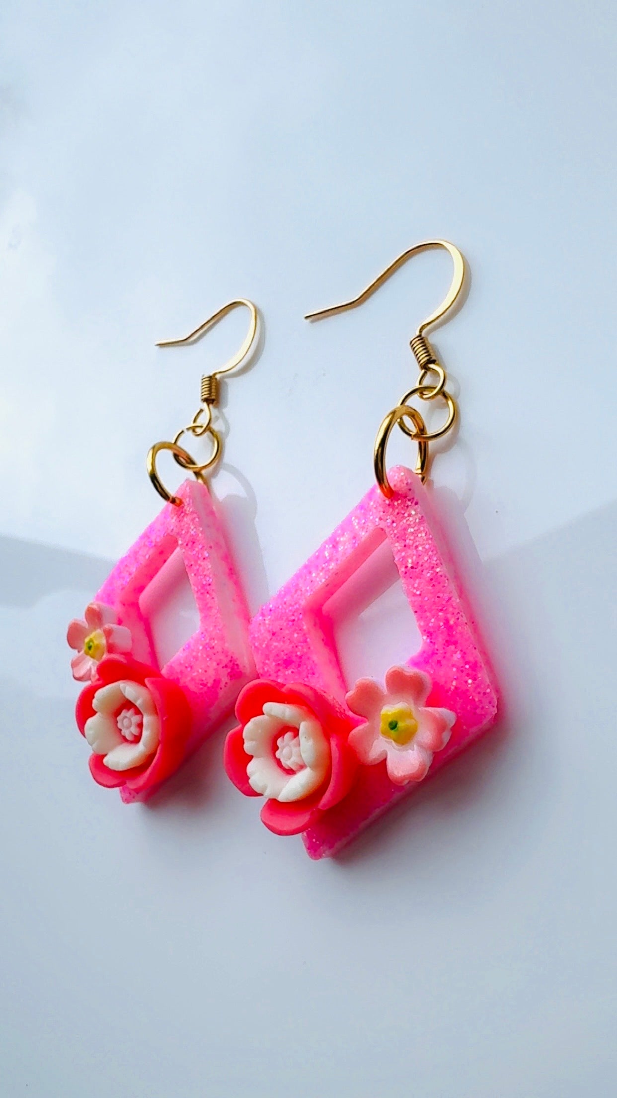 Pink Flower Basket