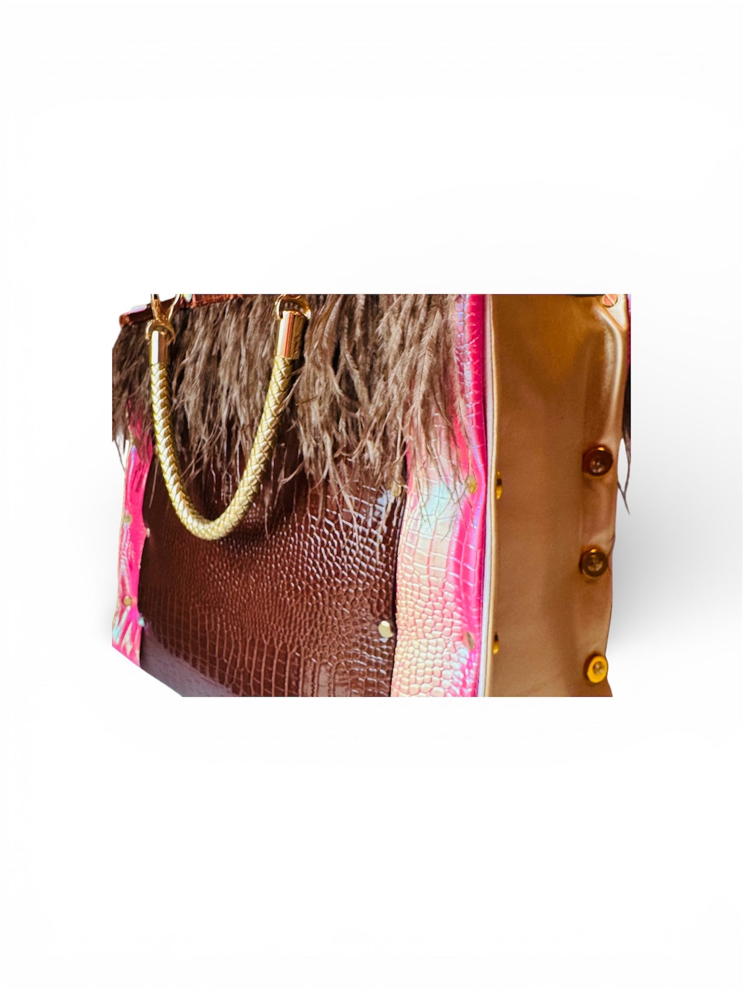 SOLD OUT Chocolate Ostrich Tote