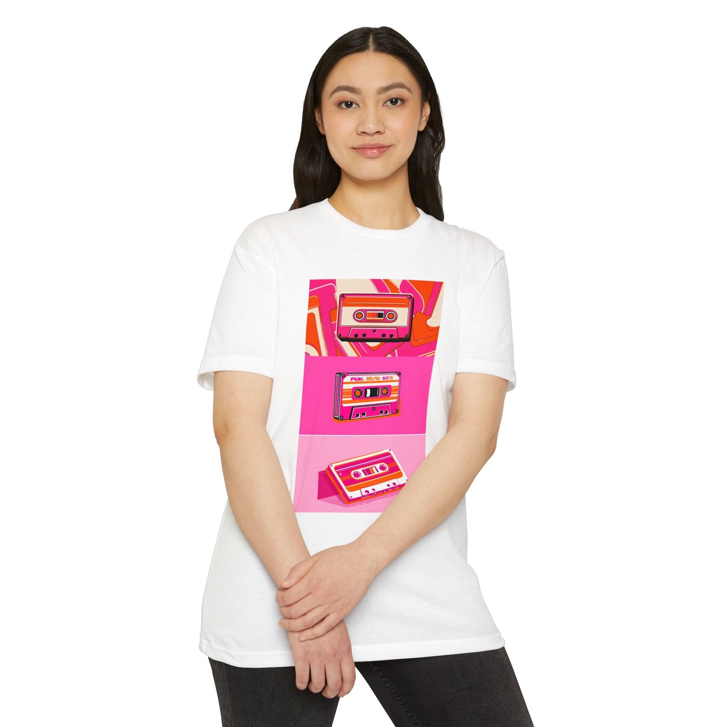 Retro Cassette T-Shirt — "Raised on MixTapes and Sarcasm" @sodapop_tees