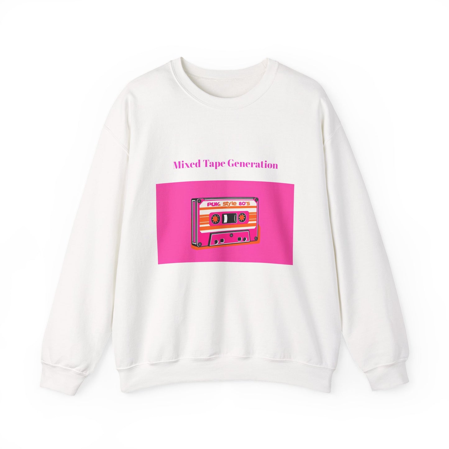 Mixed Tape Generation Sweatshirt — Retro Cassette Graphic Crewneck