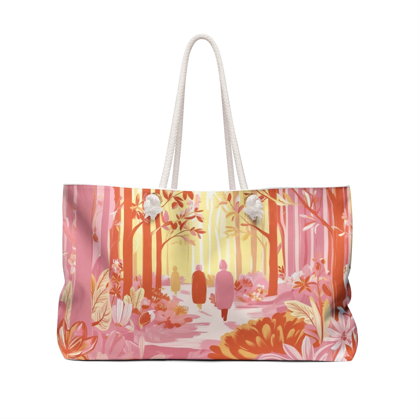 Pastel Forest Weekender Bag