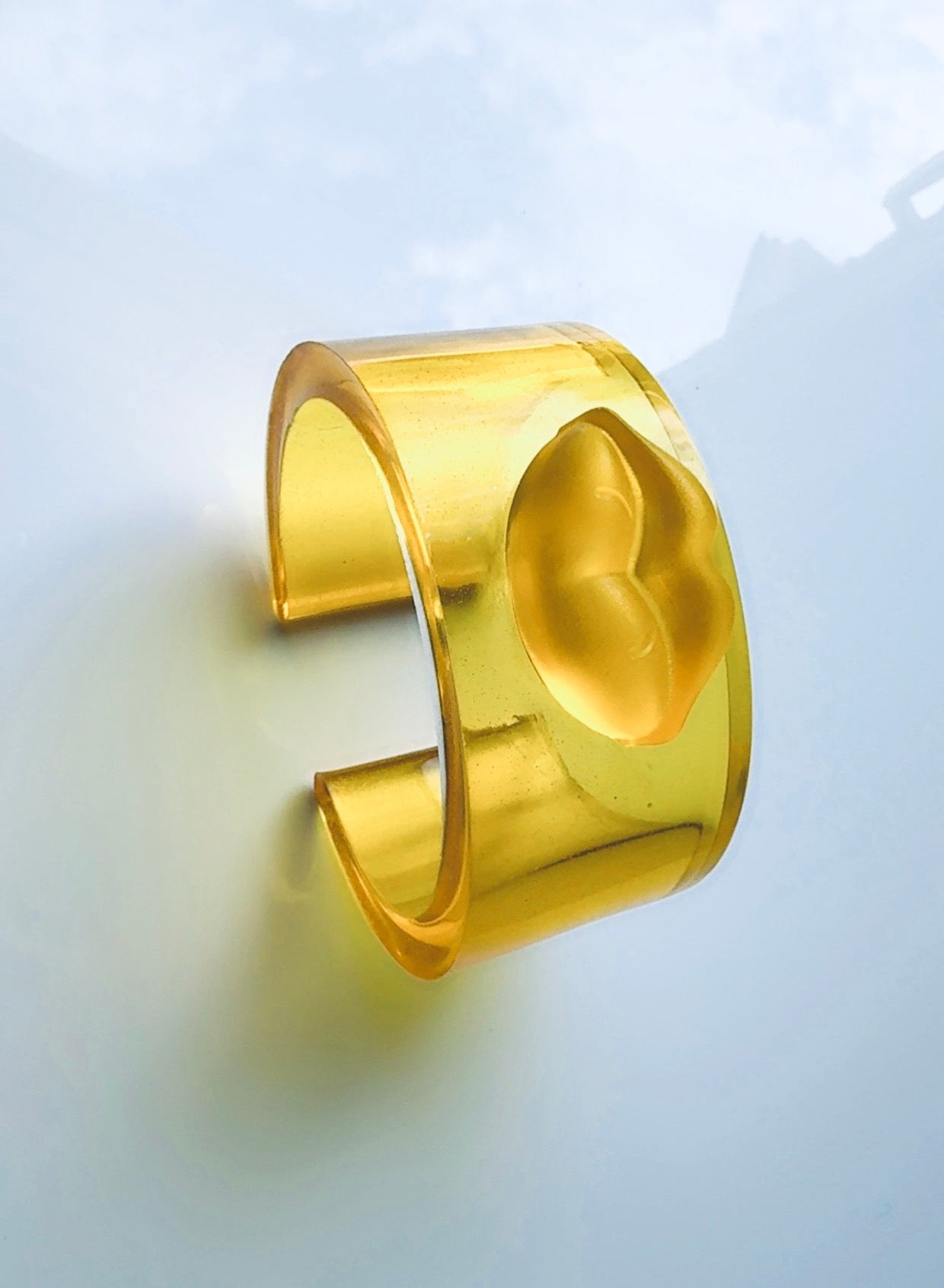 Kiss Me Kate Cuff Yellow