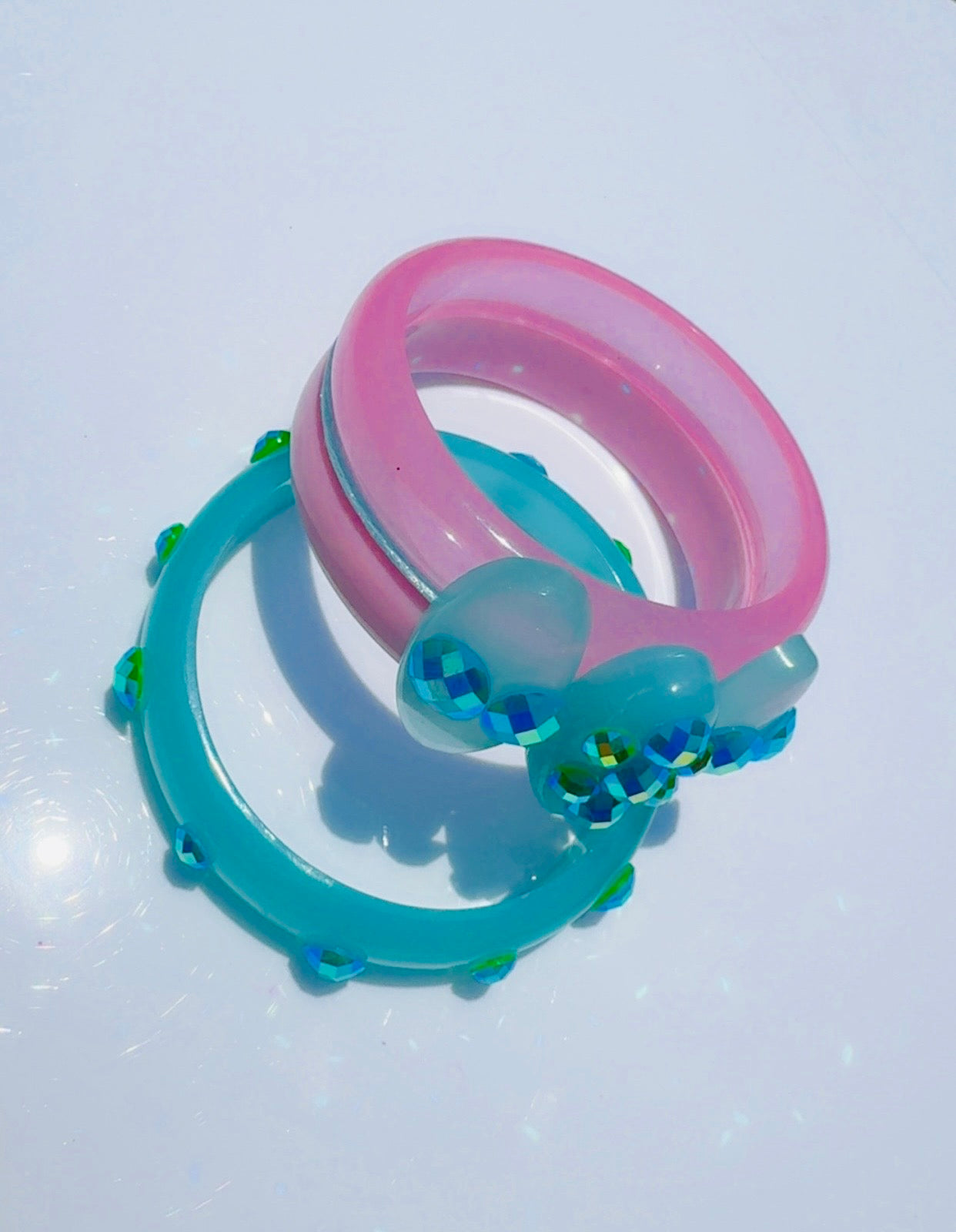Double Mint Trouble Bangles