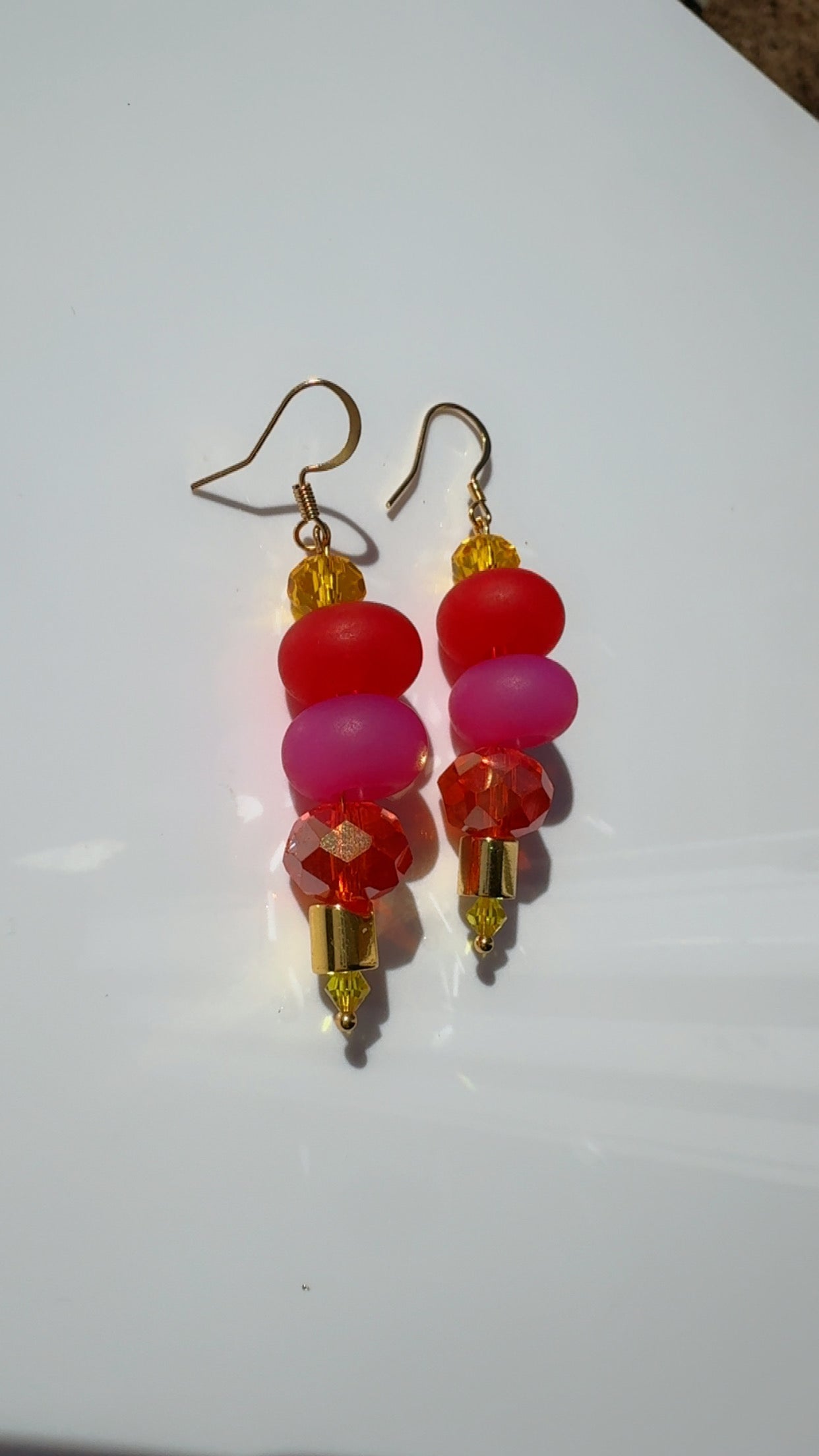 Sunset Crystal Stack Earrings