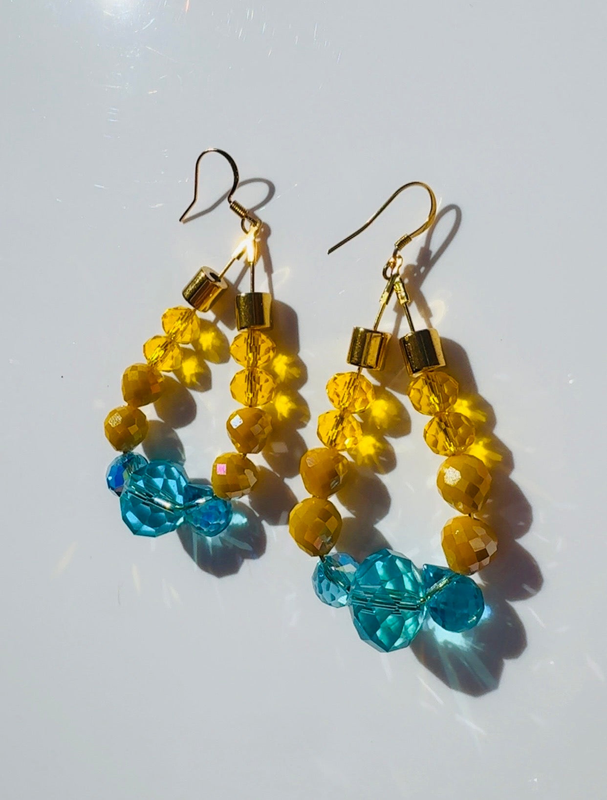 Yellow and Blue Crystal Loops