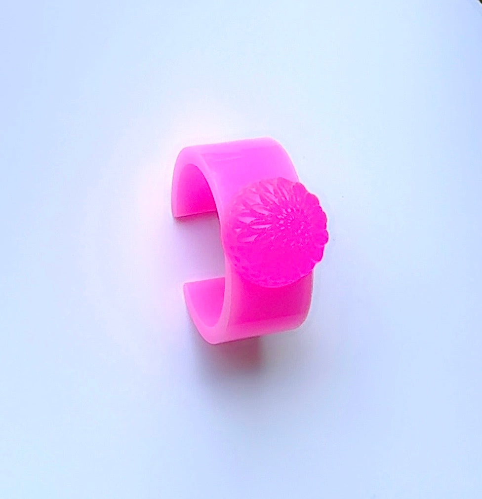 Double Bubble Gum Pink Cuff