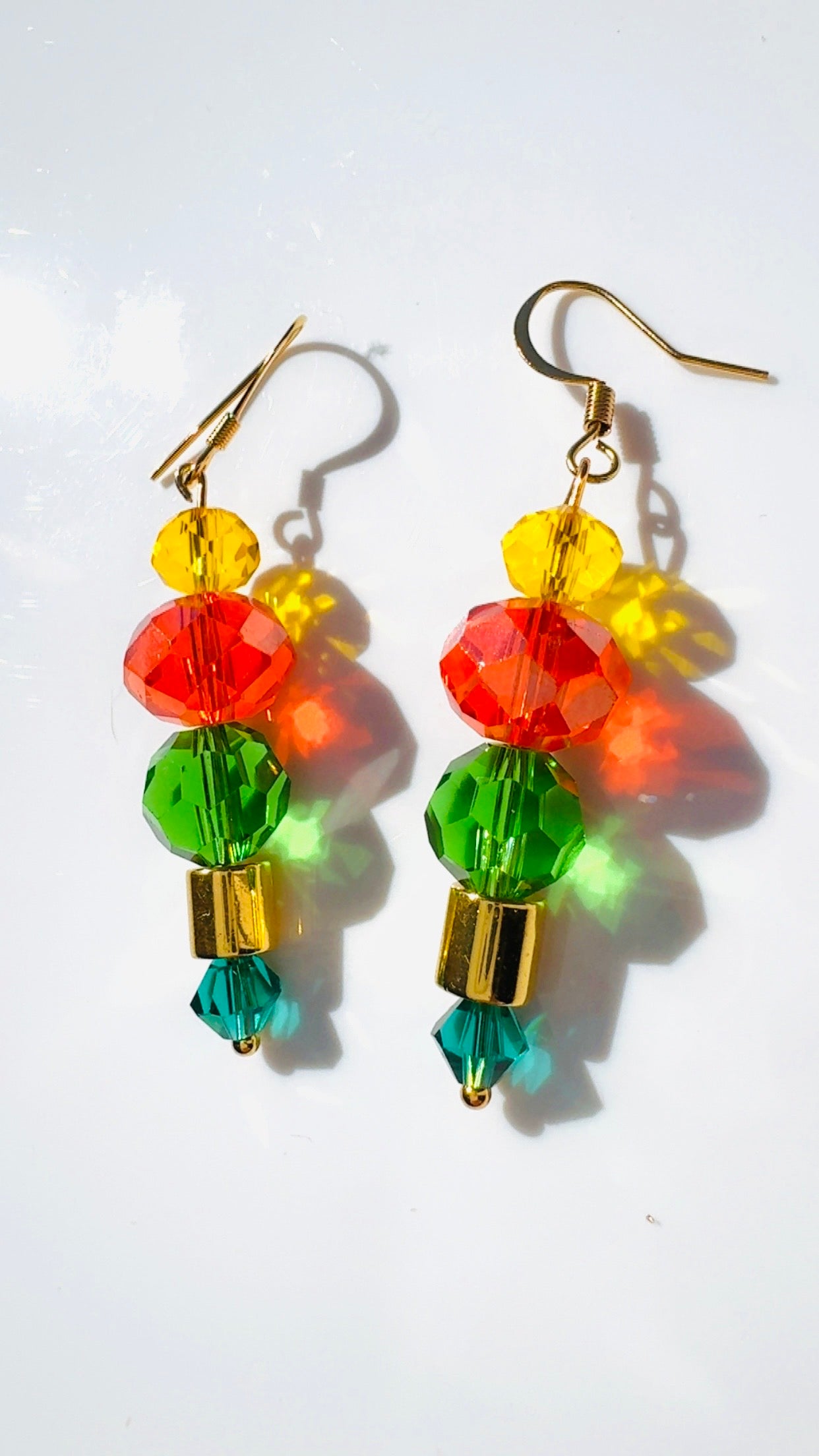 Crystal Kaleidoscope Stack Earrings