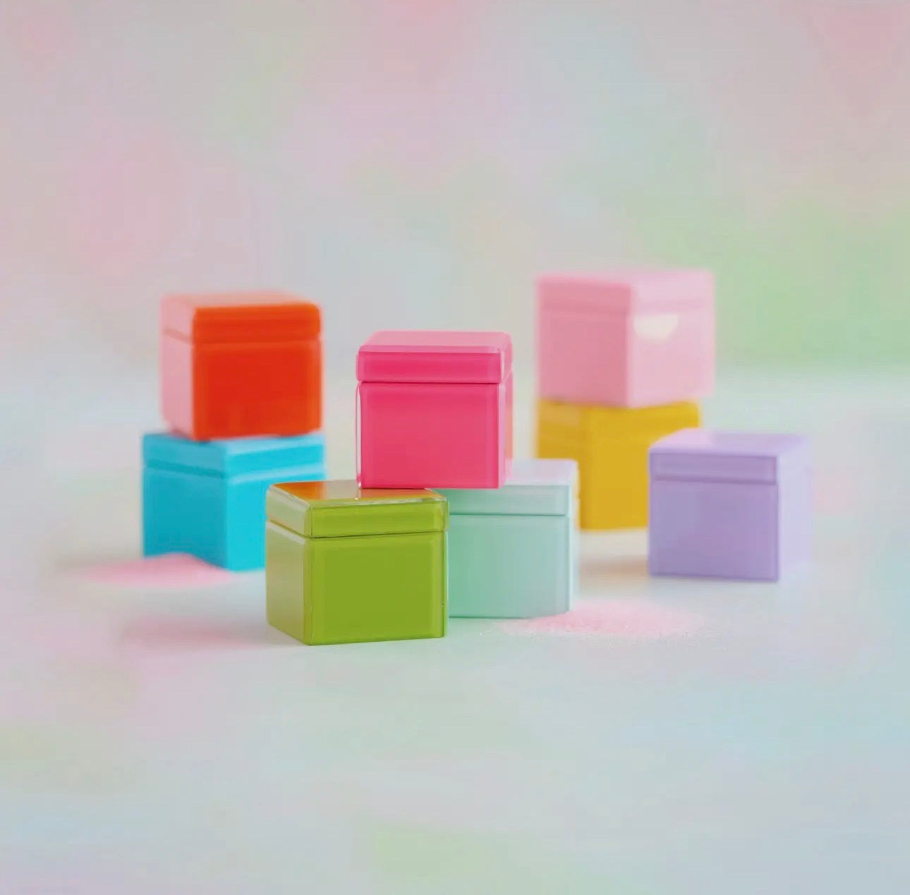 Glass Boxes 8 Assorted