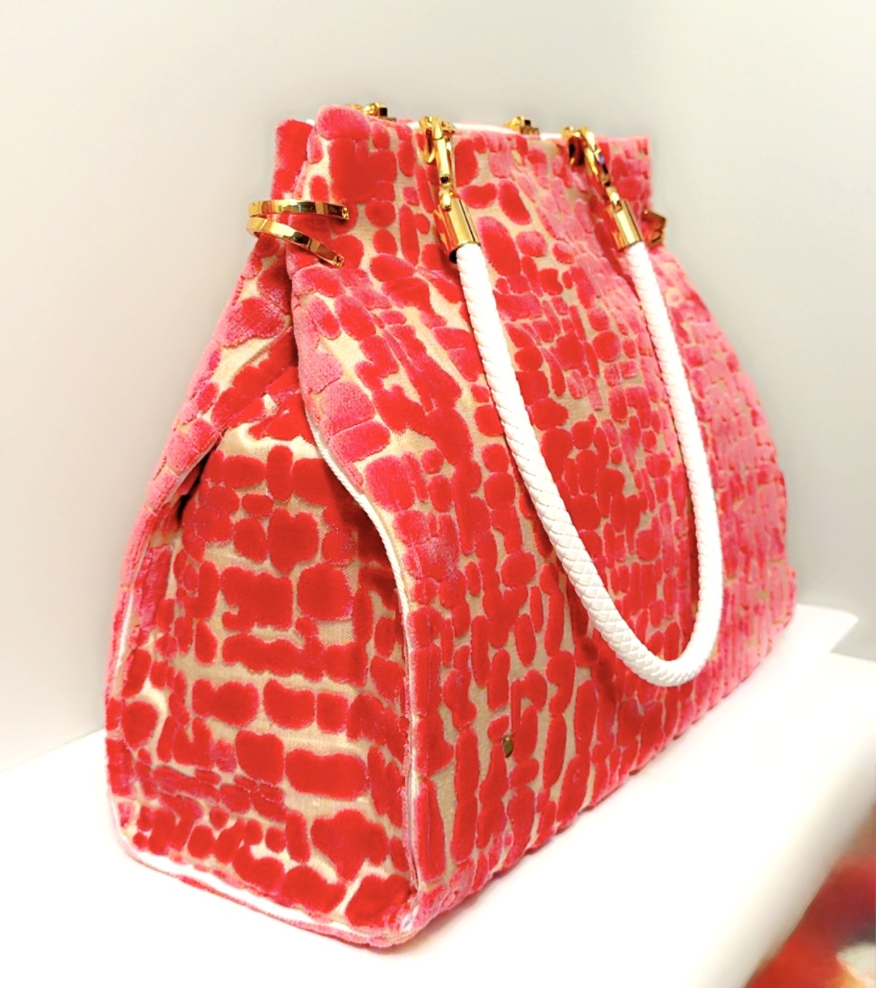 Pink Velvet Tote *Designer Favorite