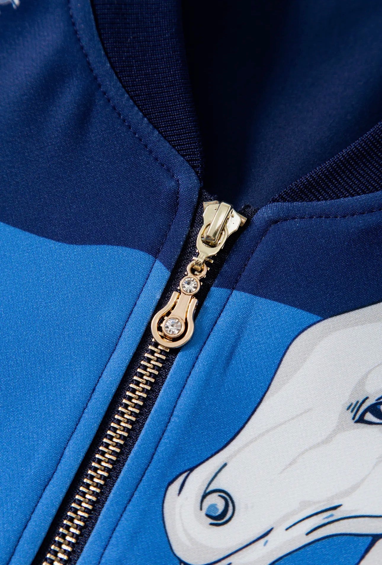 Blue Pony Cropped Jacket