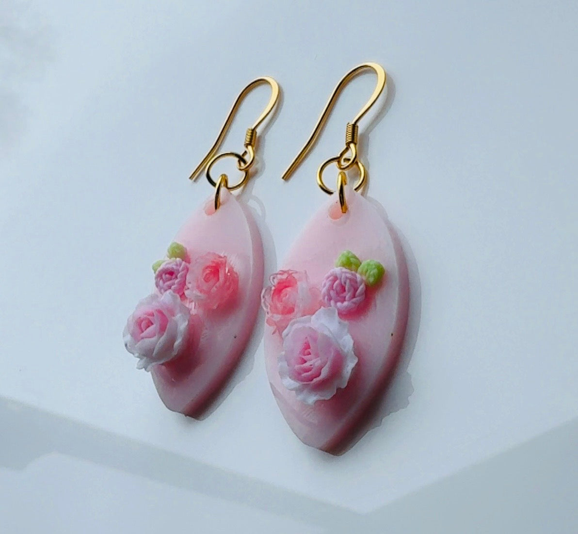 Pink Bouquet Earrings