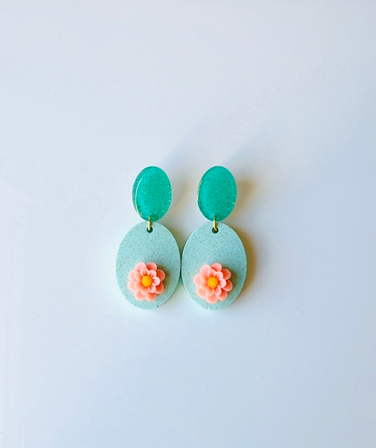 Blue Bonnet Floral Earrings
