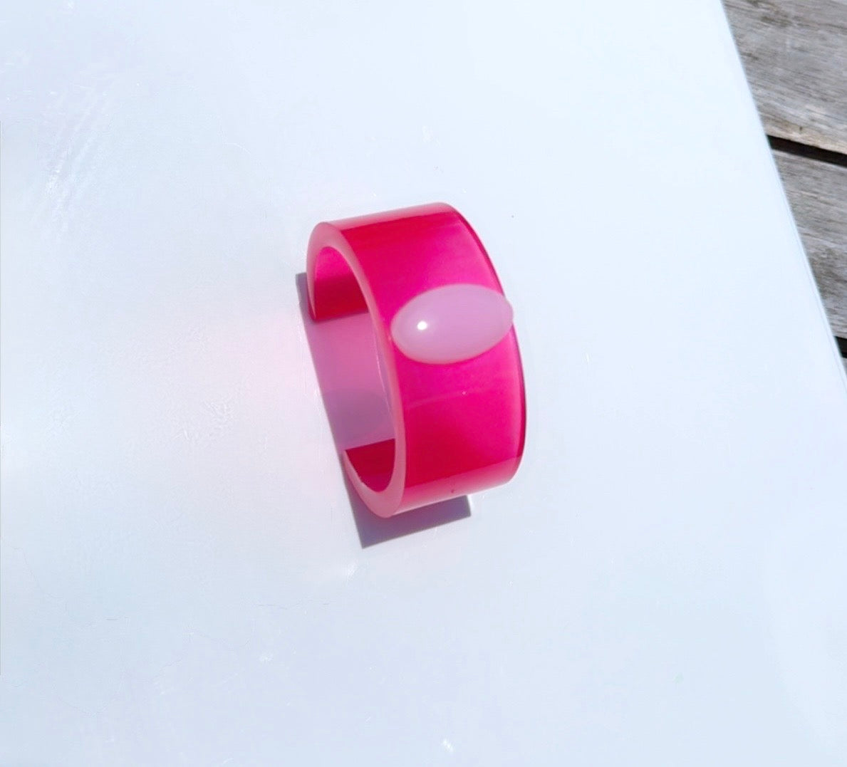 Pink Medallion Cuff