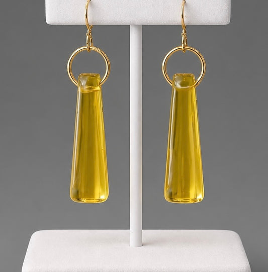 Golden Pendulum Ear Candy