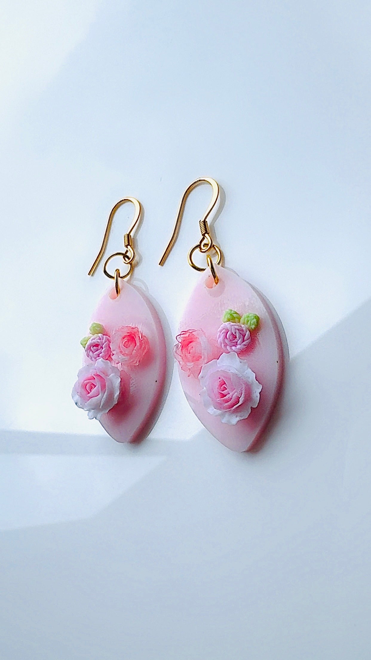 Pink Bouquet Earrings