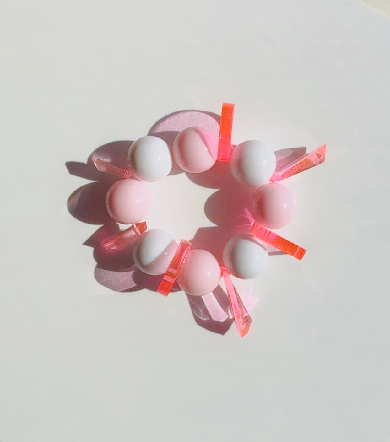 Pink Punk Geo bracelet ￼