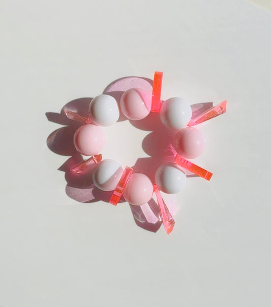 Pink Punk Geo bracelet ￼