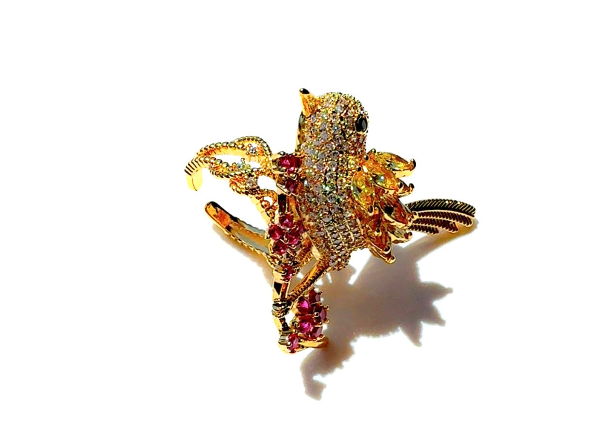 18k Gold Plated CZ Ring