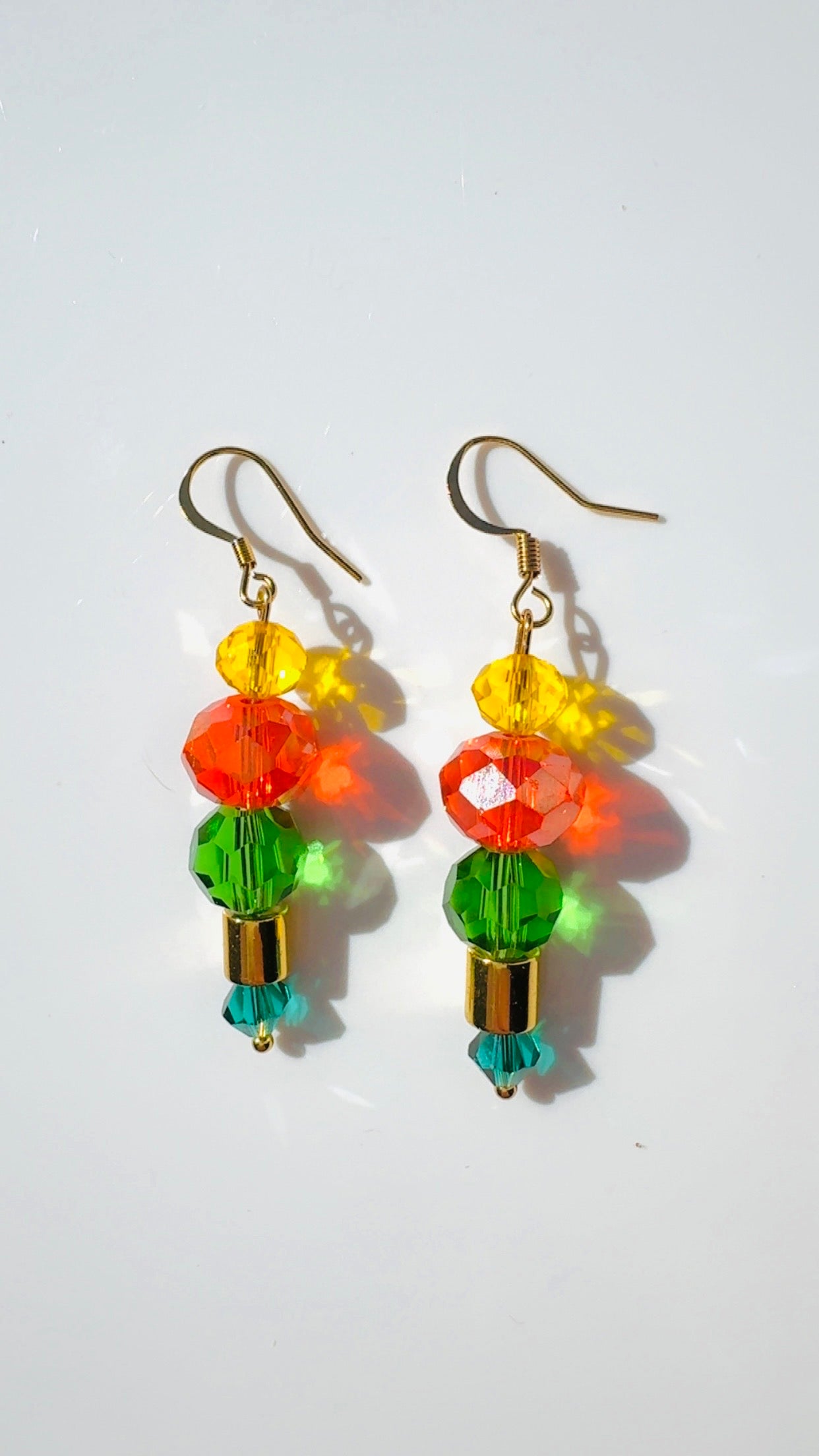 Crystal Kaleidoscope Stack Earrings