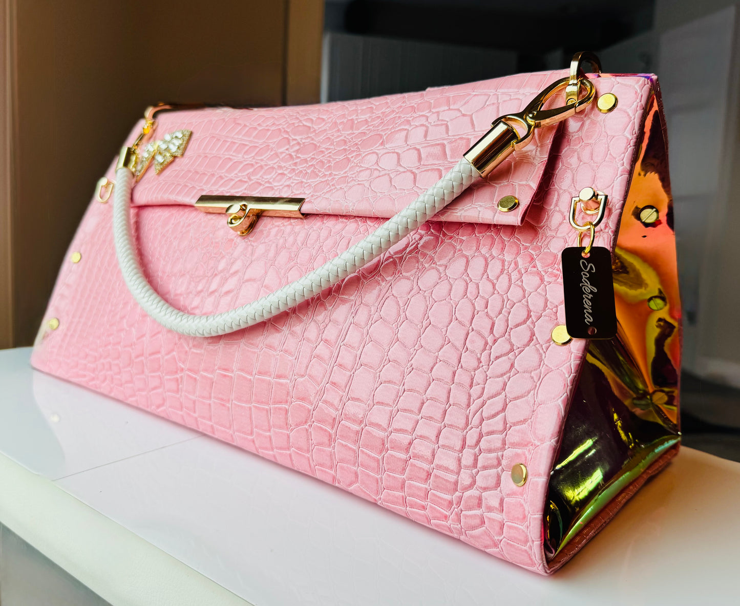 Signature Soderena Handbag *Pink Tria