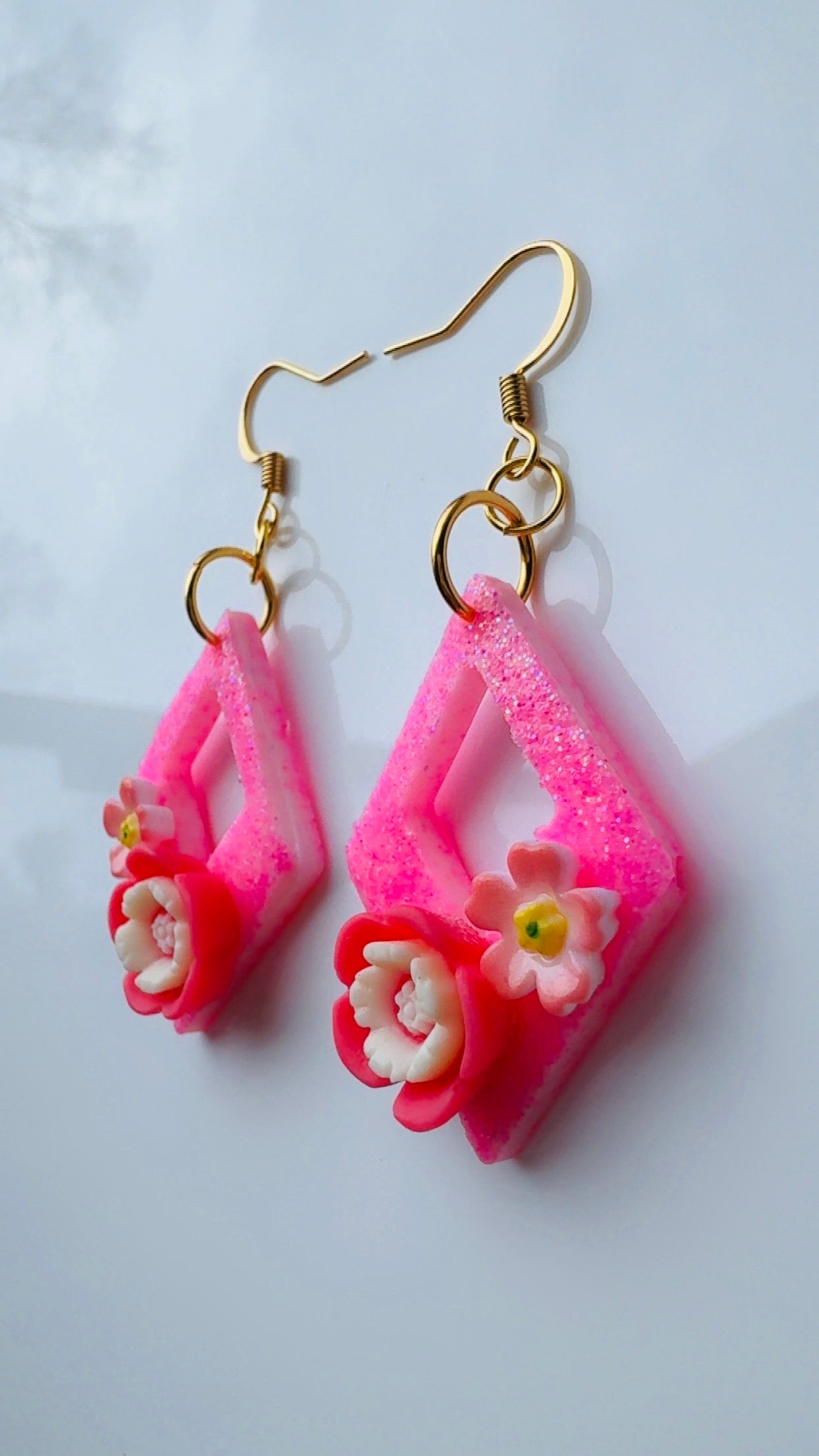 Pink Flower Basket