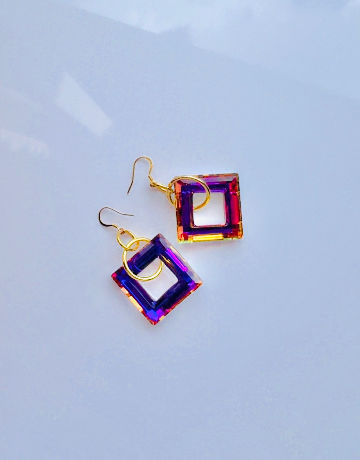 Cubist Glass Ear Candy