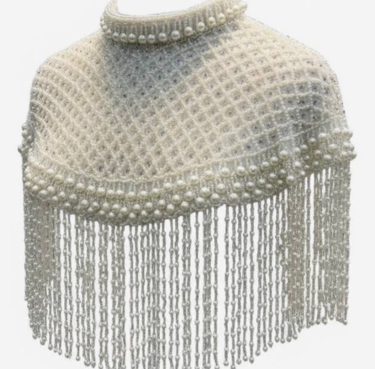 Handmade Beaded Cape