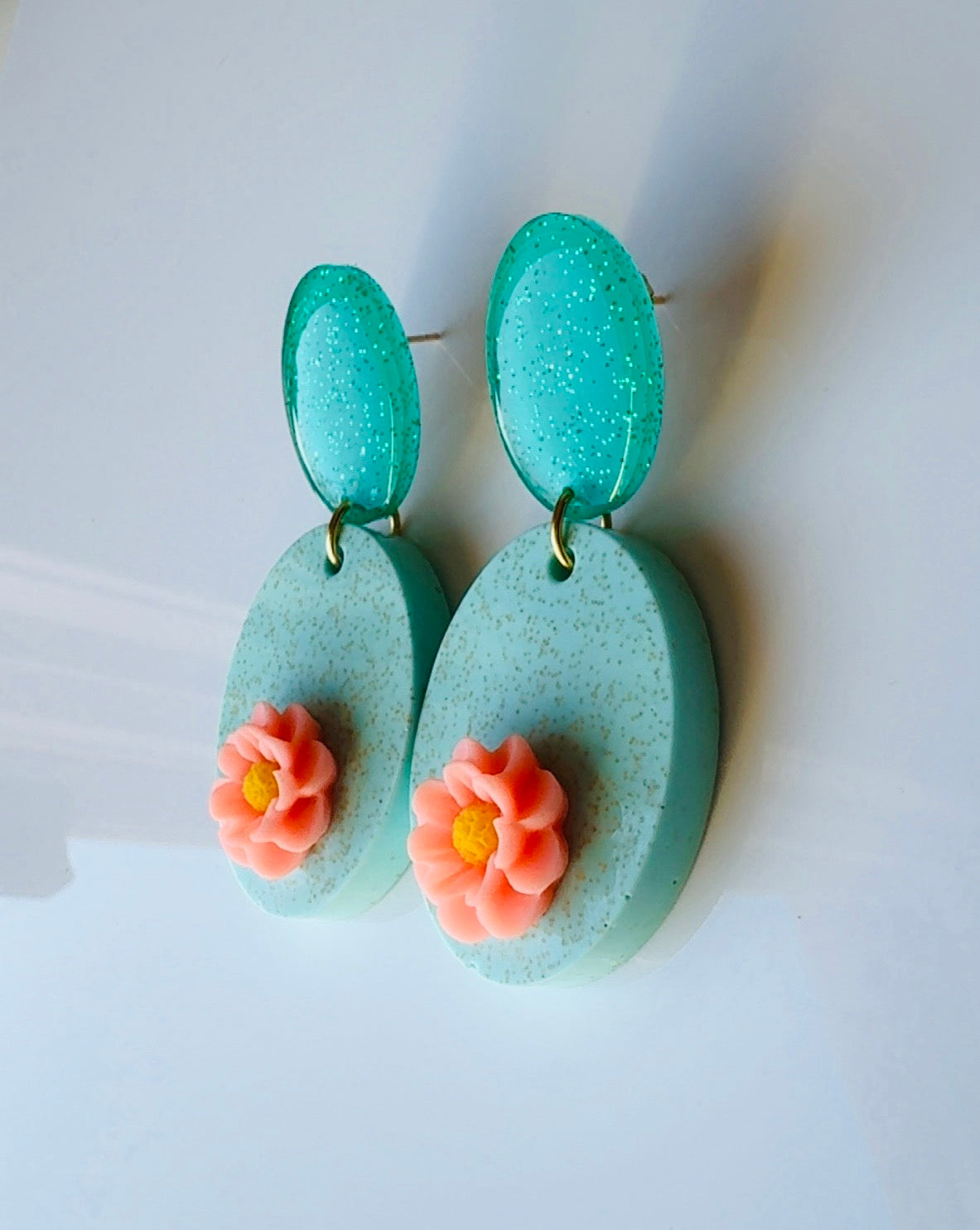 Blue Bonnet Floral Earrings