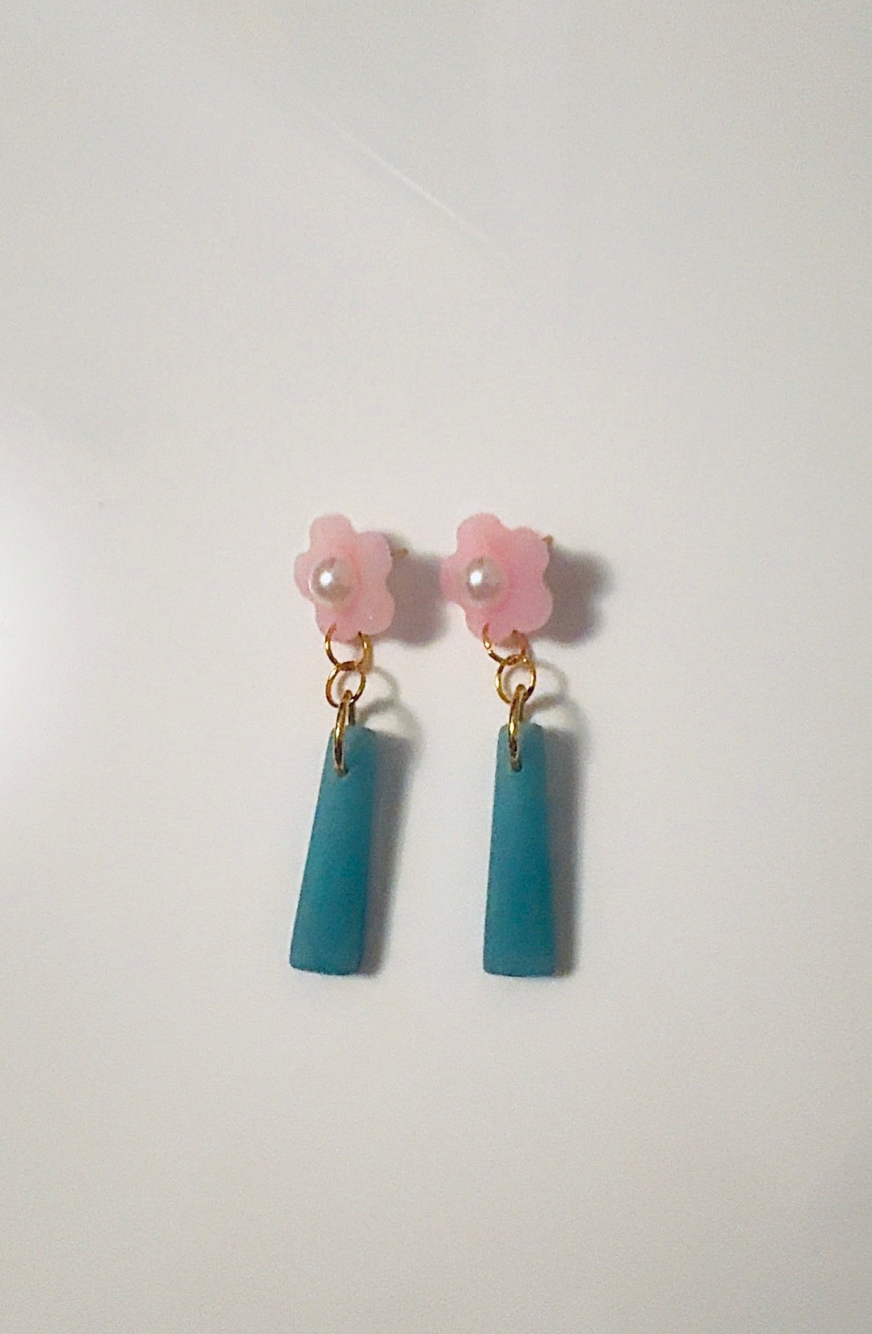 Blue Floral Tower Ear Candy