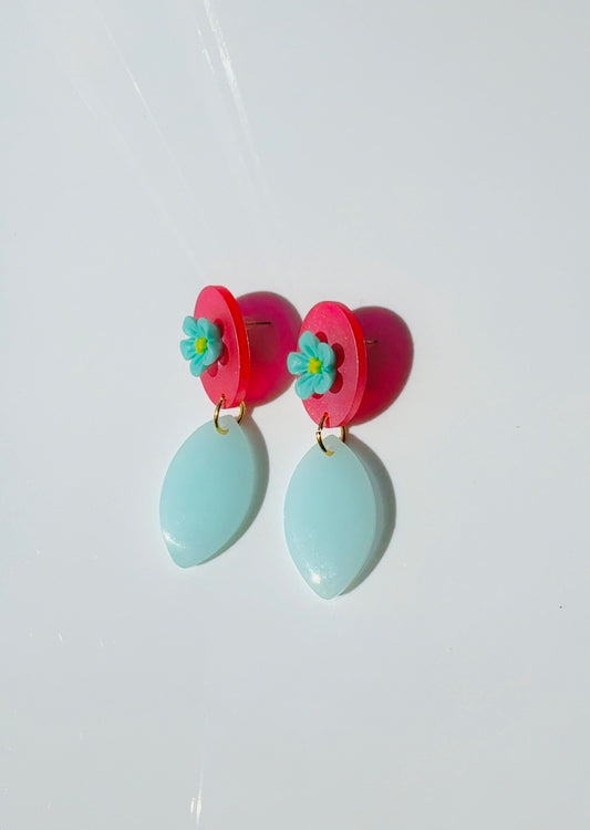 Blue Moon Flower Ear Candy