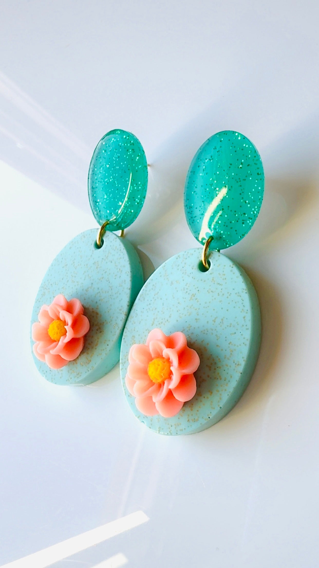 Blue Bonnet Floral Earrings