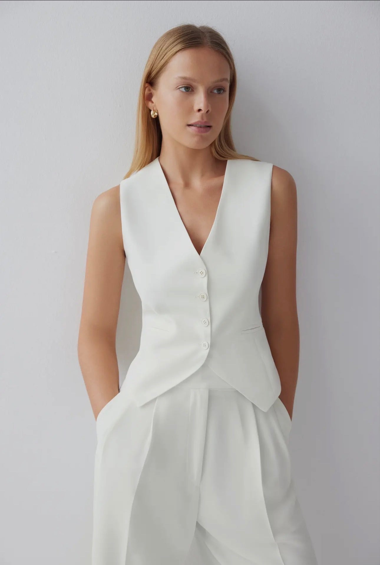 Le Cle Tailored Waistcoat Vest