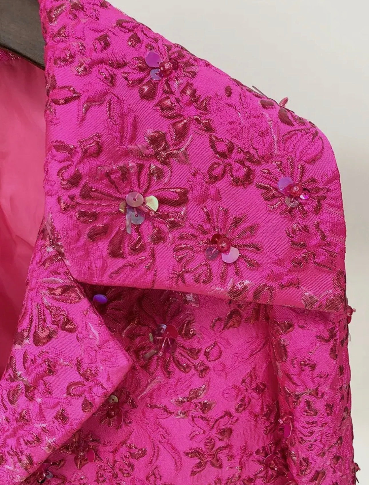 Bella Magenta Pink Crystal Jacket