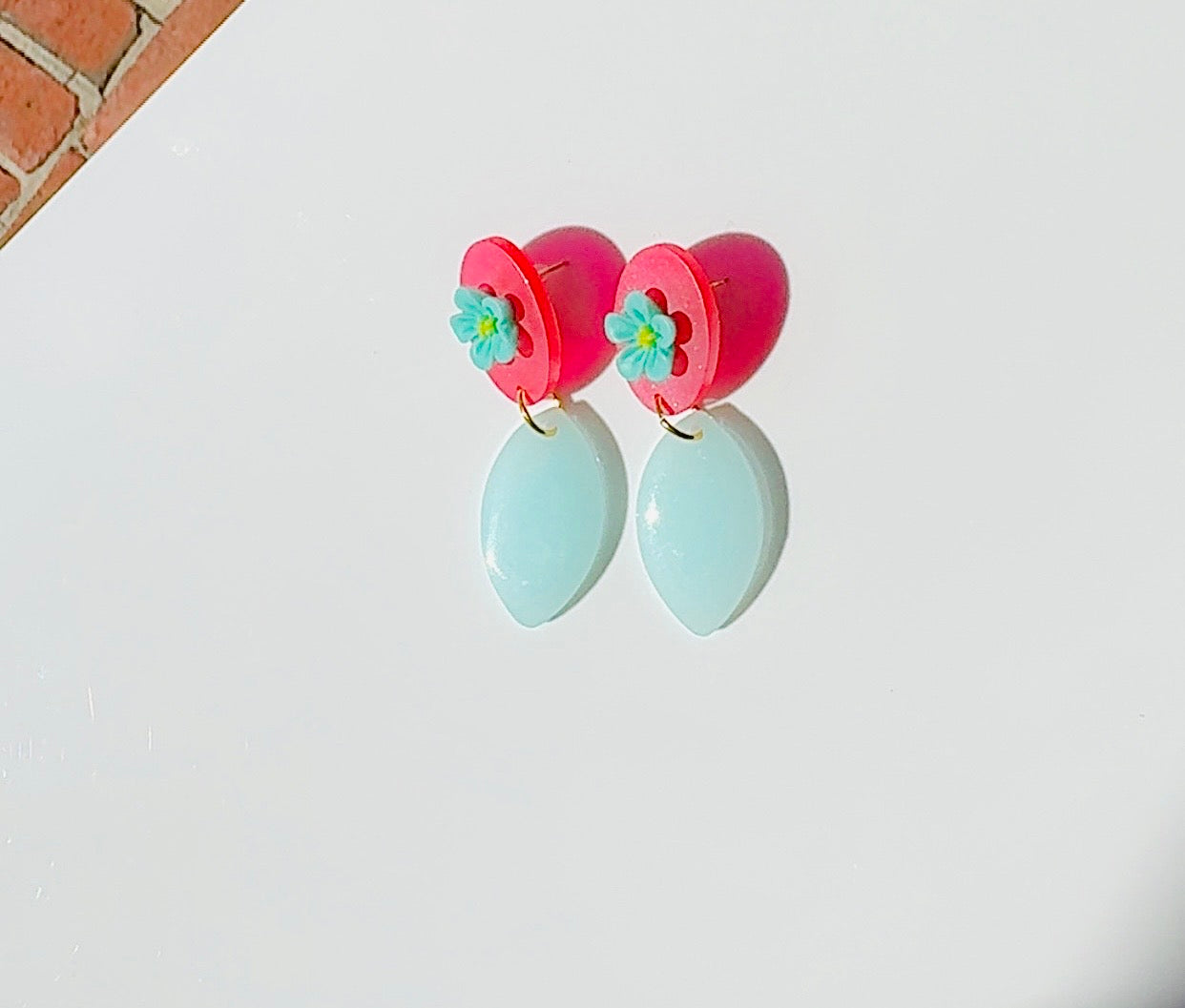 Blue Moon Flower Ear Candy