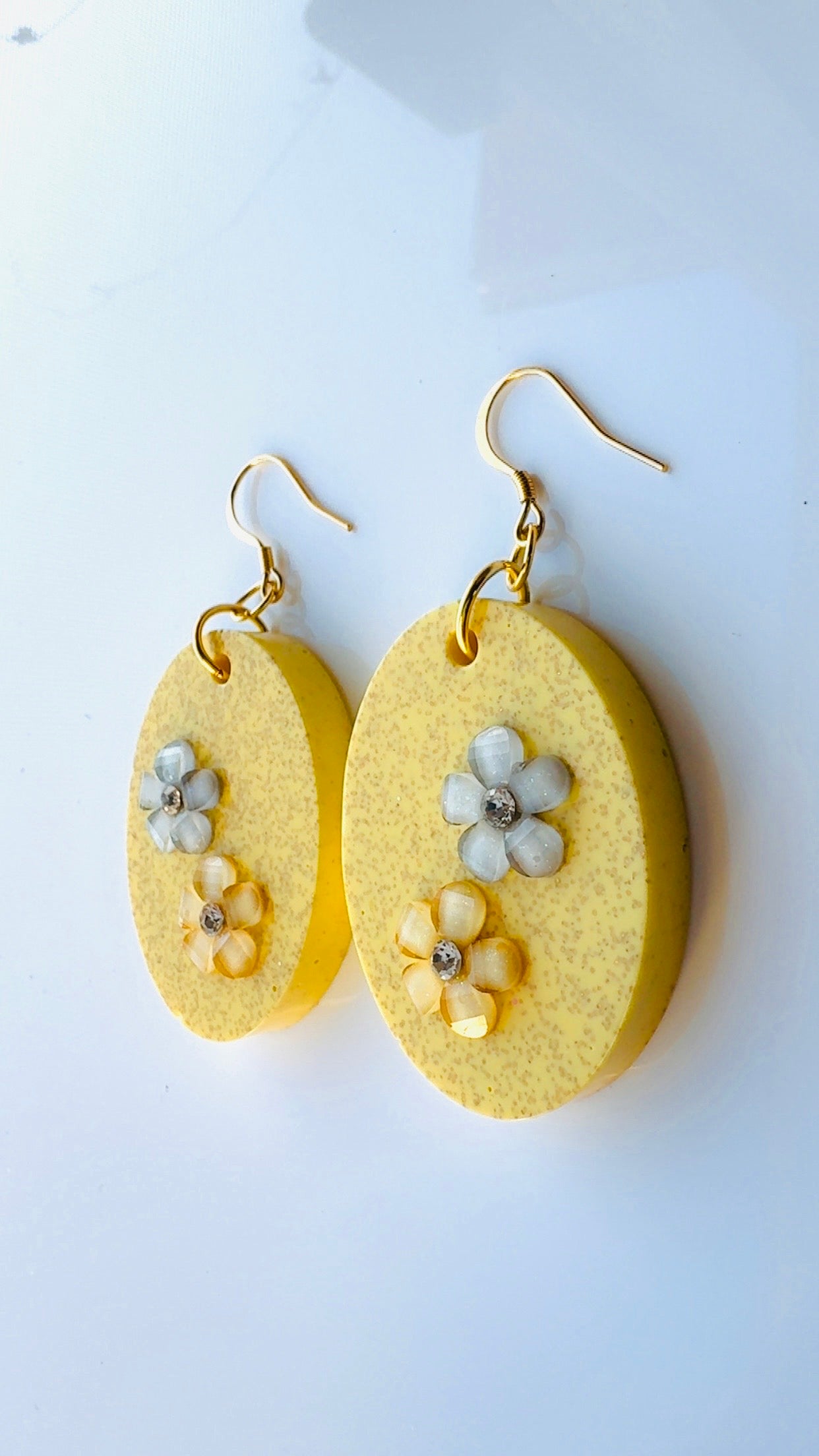 Yellow Stone Garden Earrings