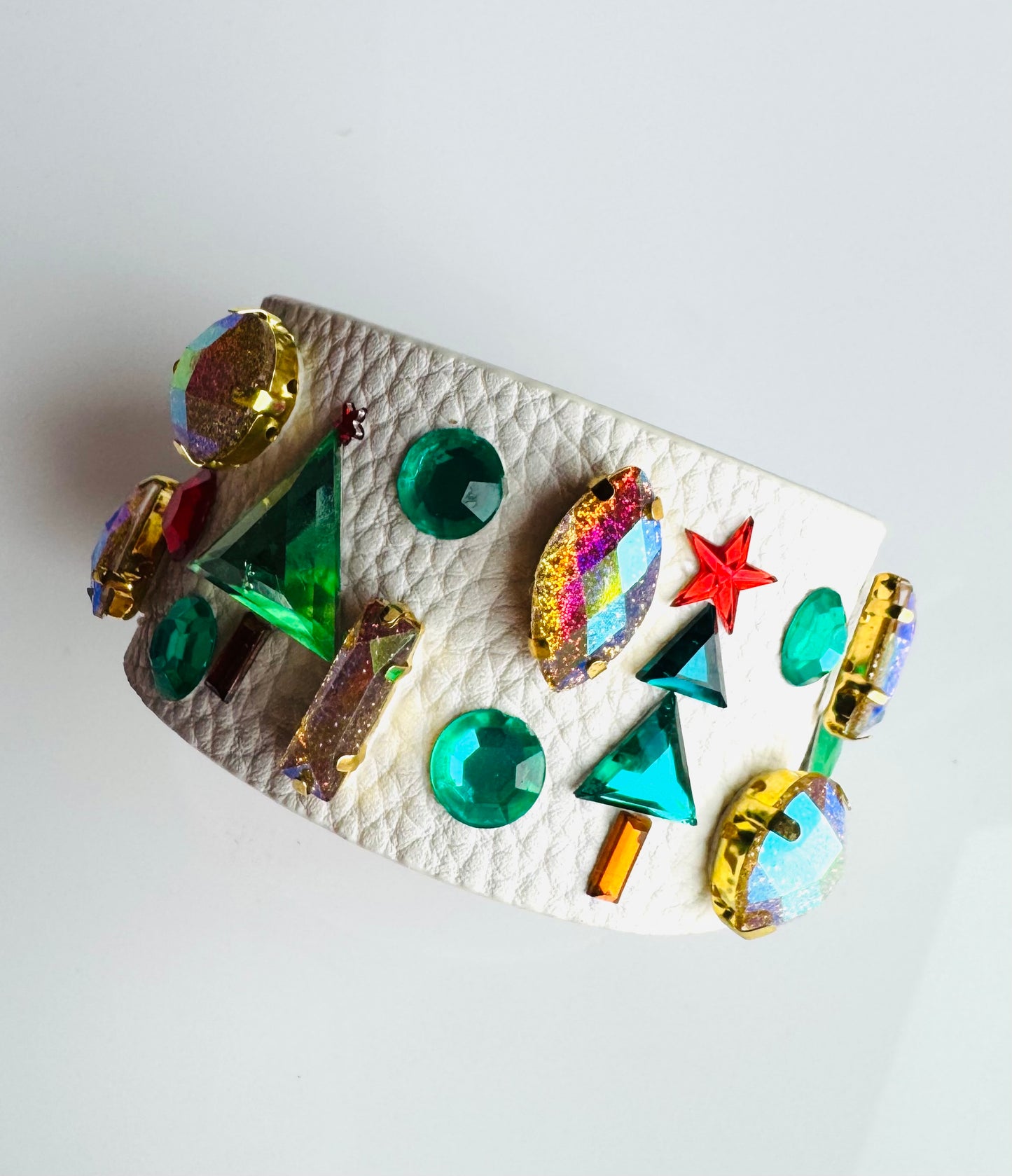 Christmas Cuff White