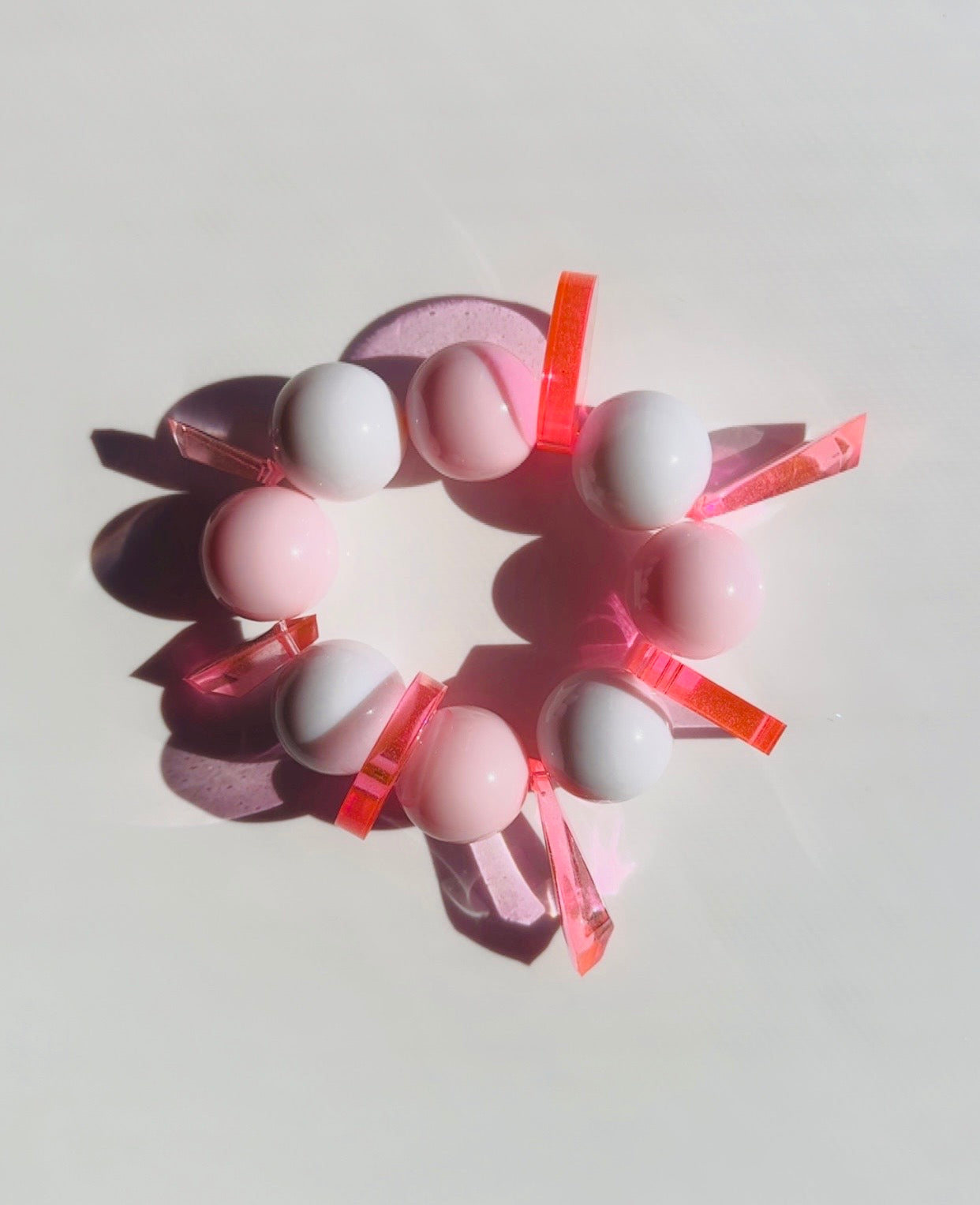Pink Punk Geo bracelet ￼