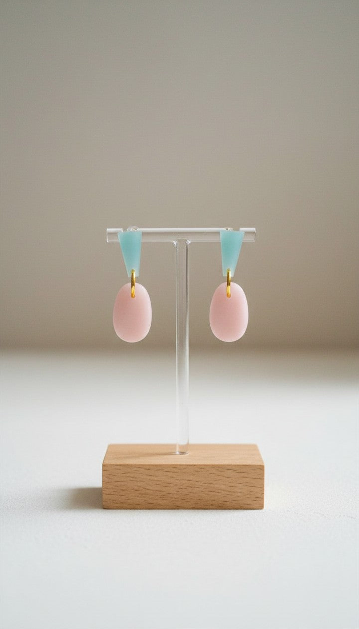 Pastel Pink Dangles ￼