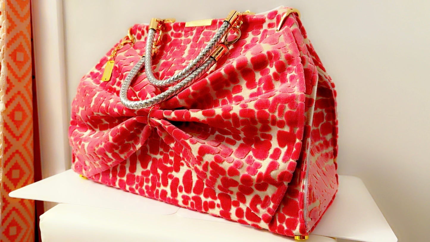 Pink Velvet Dr. Bag *Designer Favorite