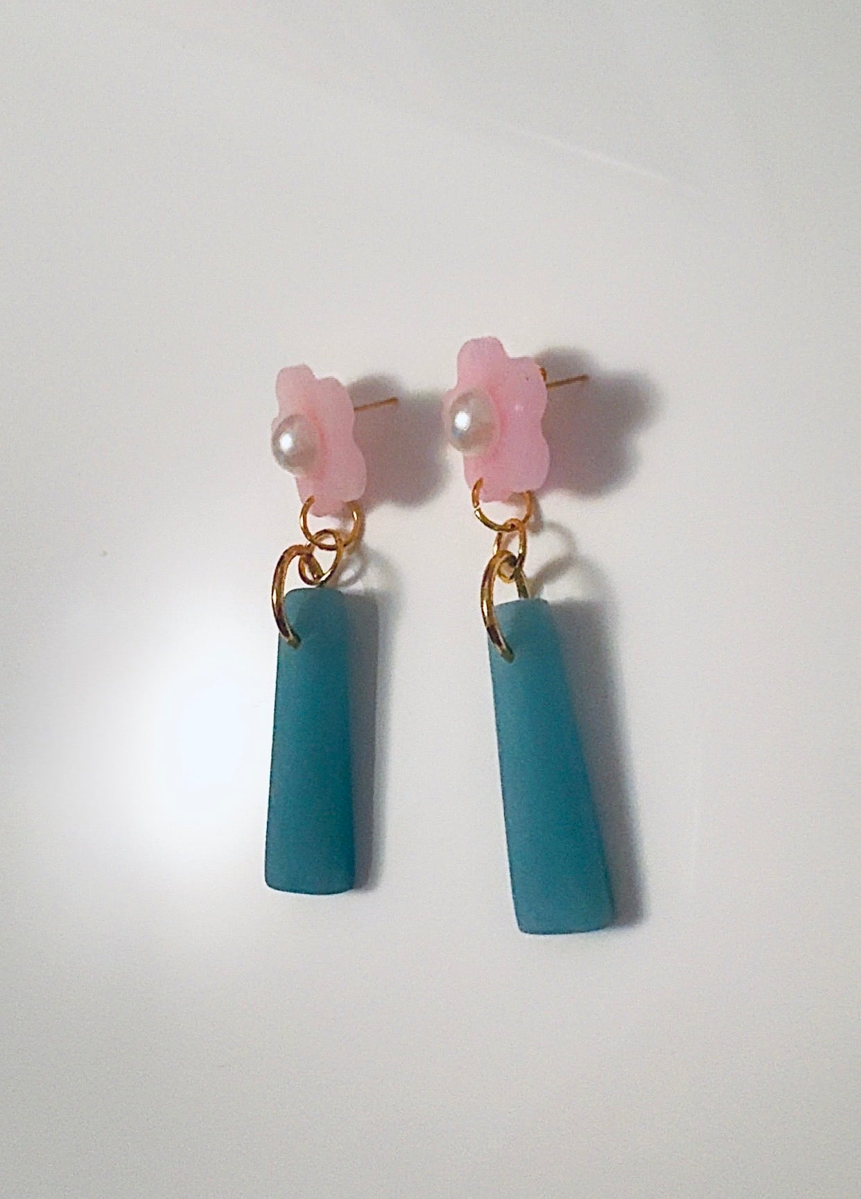 Blue Floral Tower Ear Candy