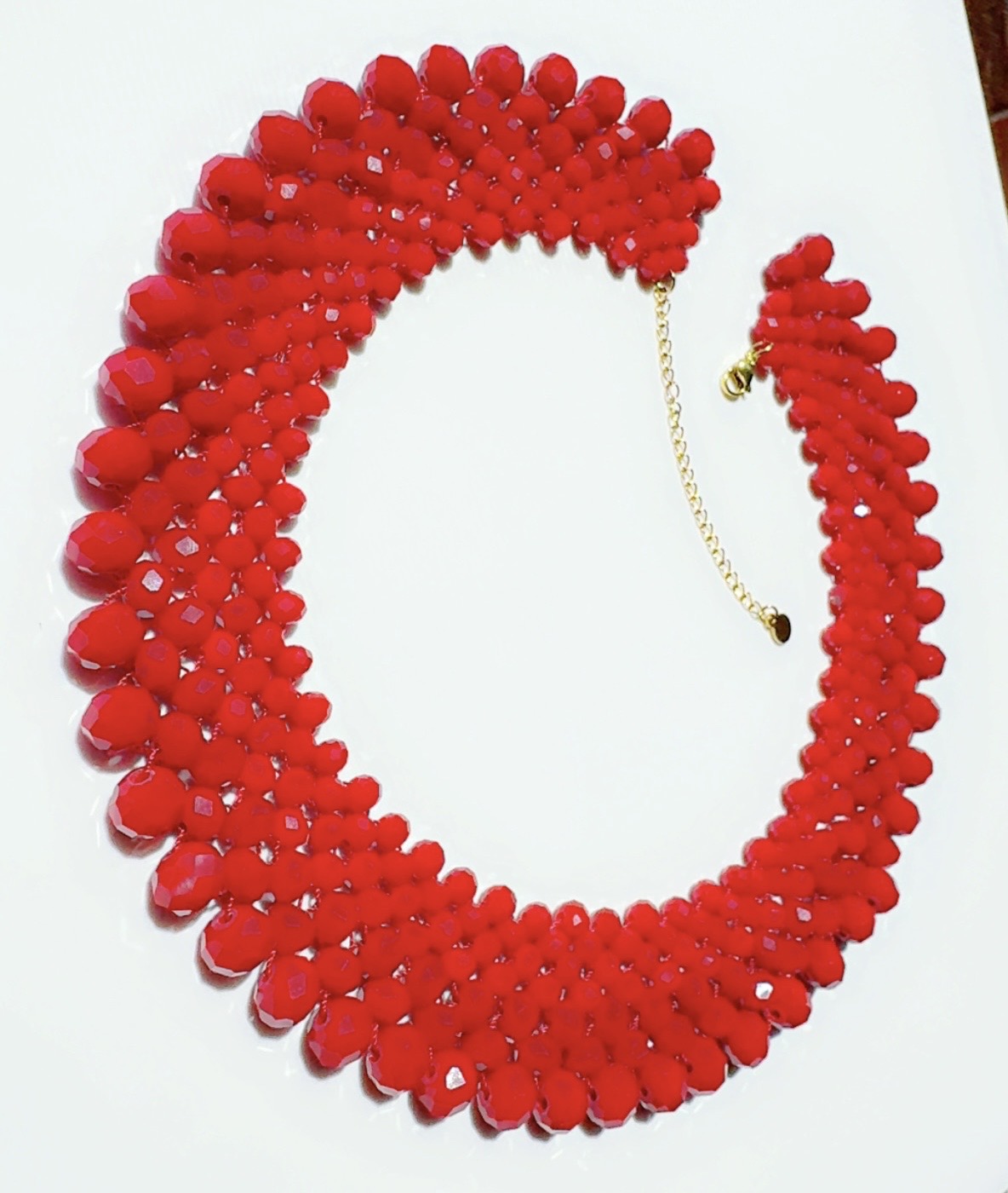 Red Crystal Choker Necklace