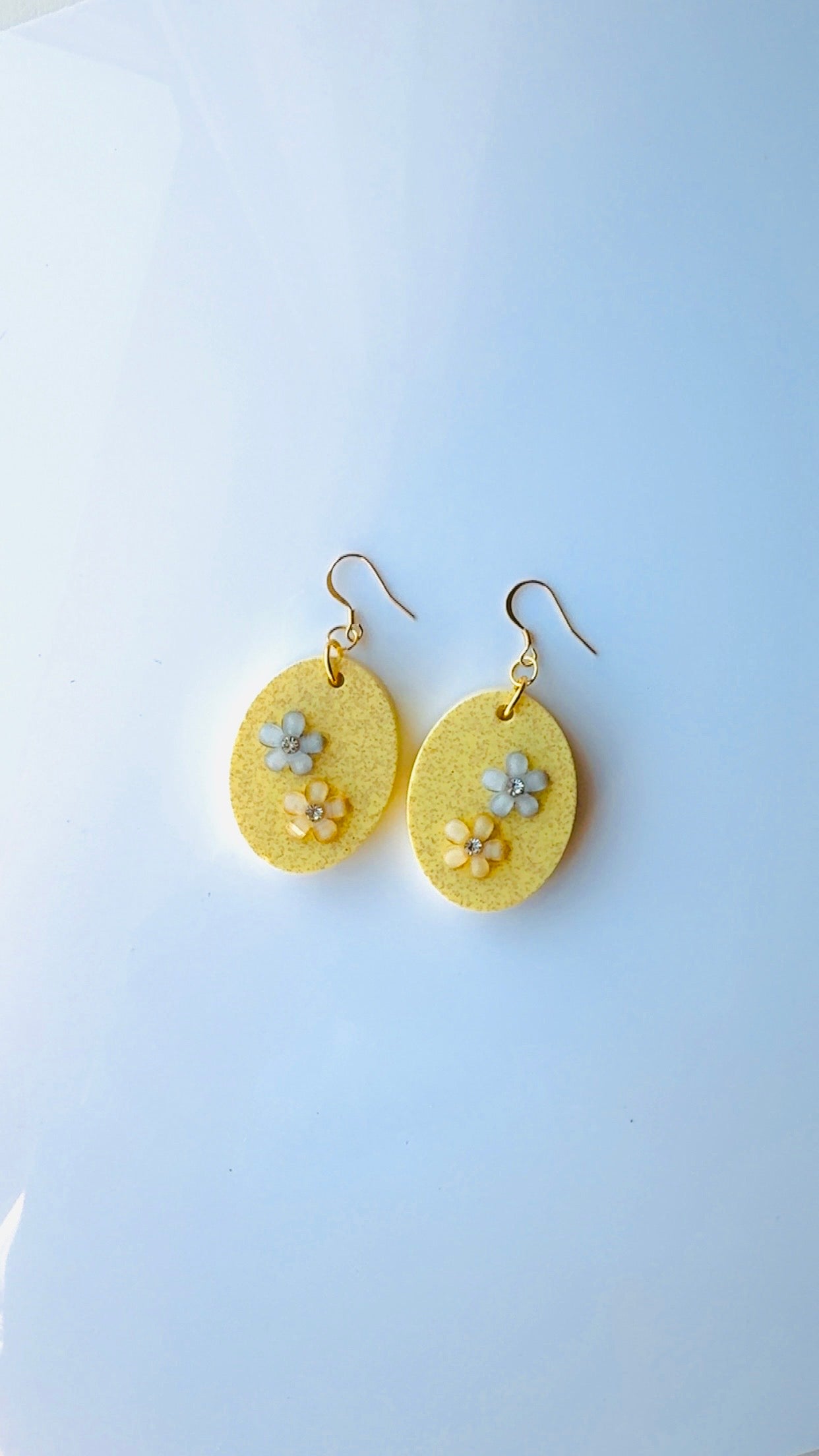 Yellow Stone Garden Earrings