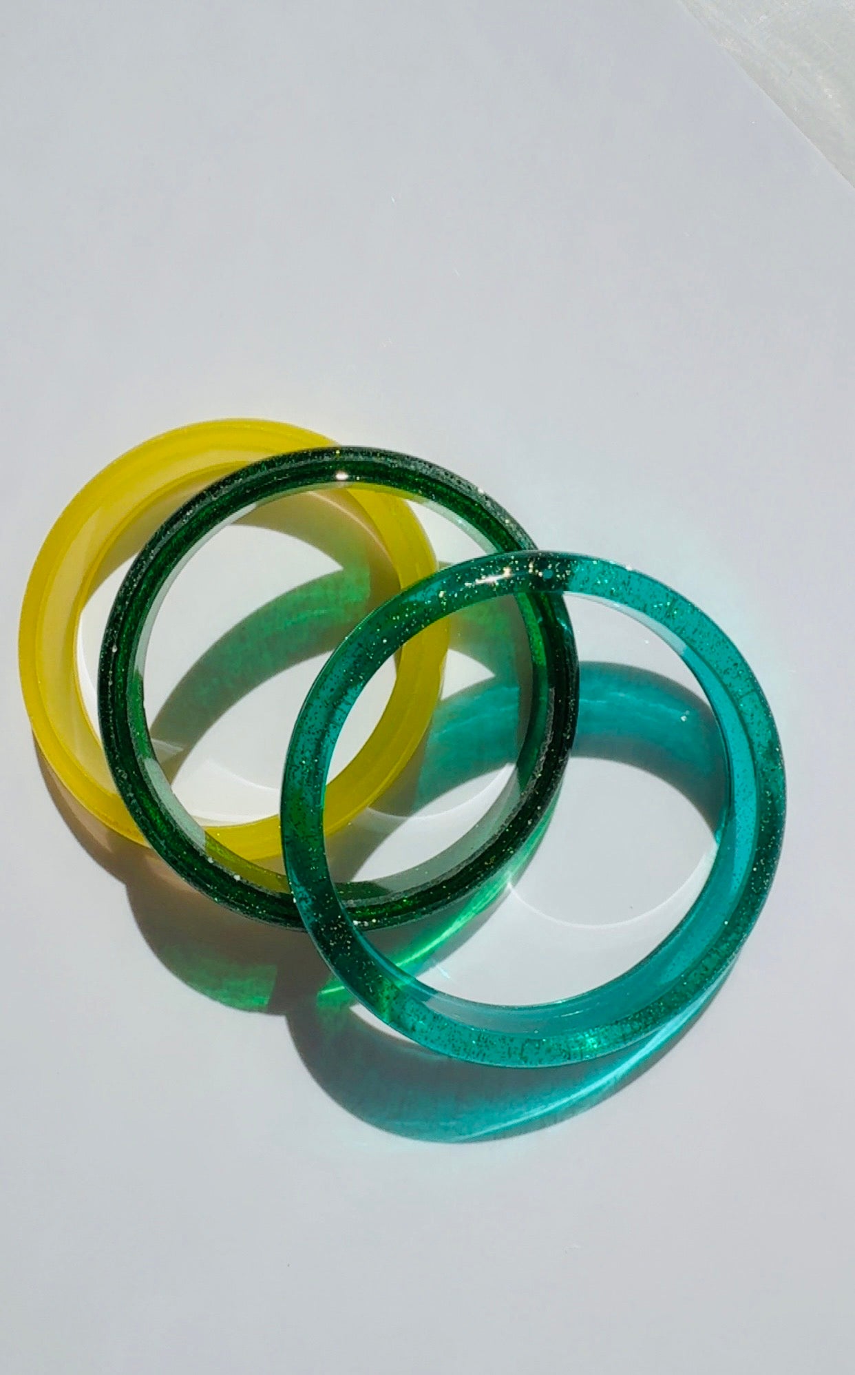 Jewel Tone Sparkle Bangles