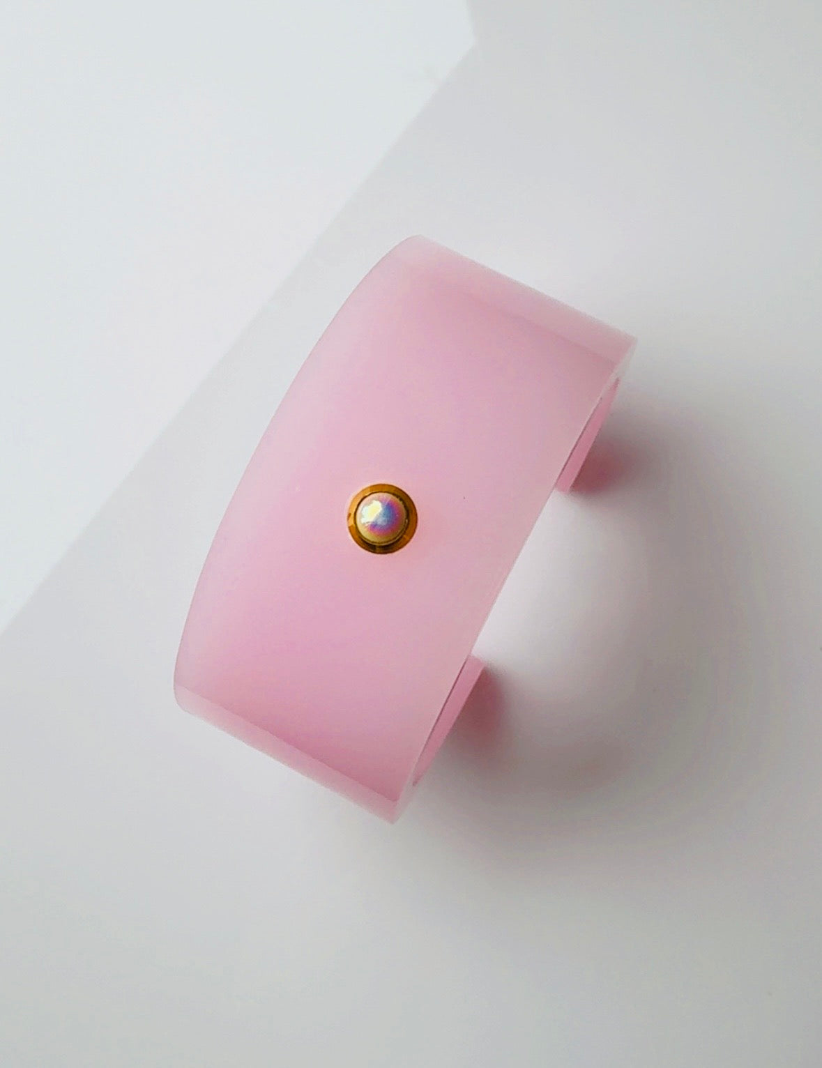 Bubble Gum Pink Cuff Bracelet