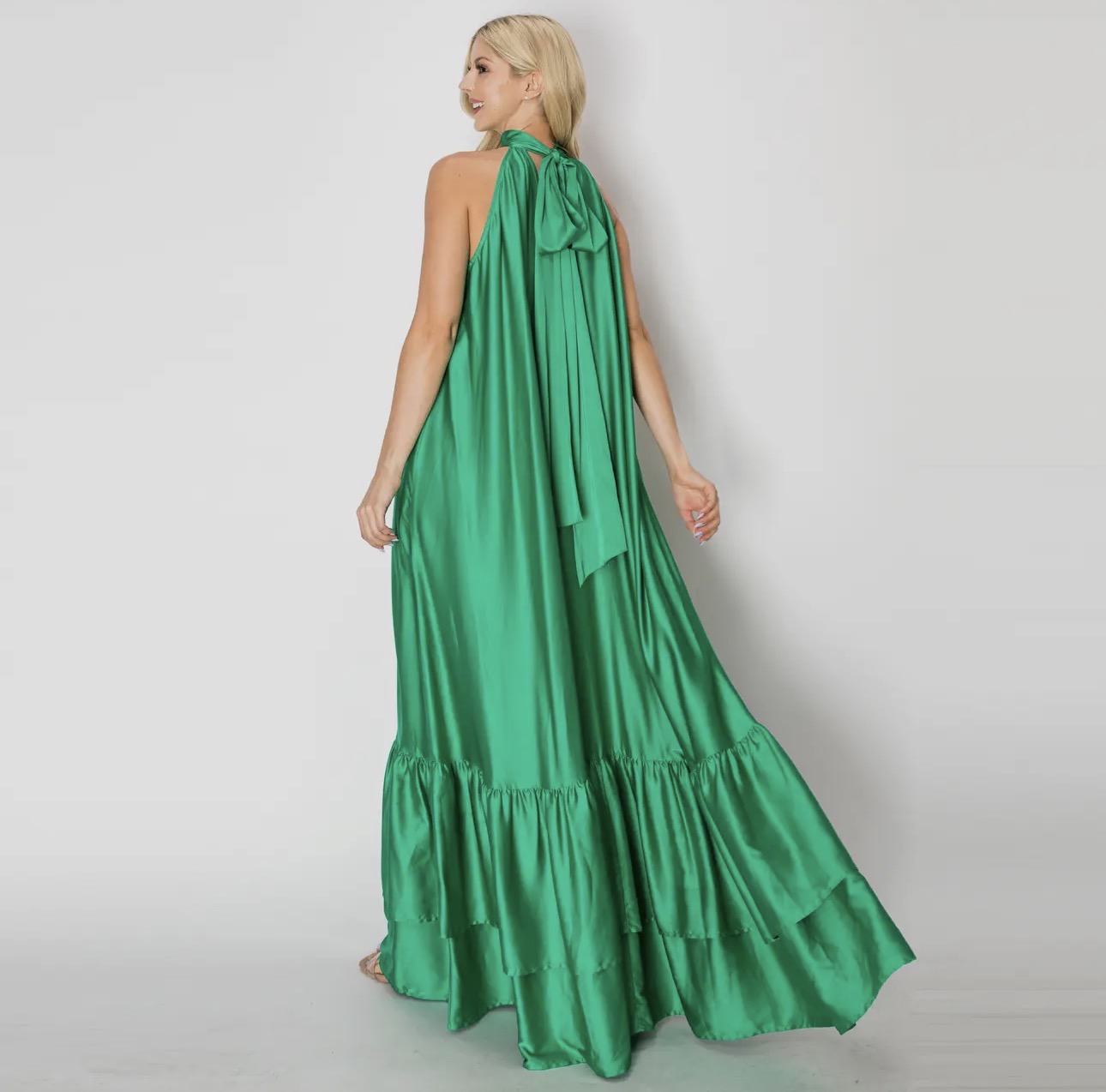 Wicked Green Maxi Dress