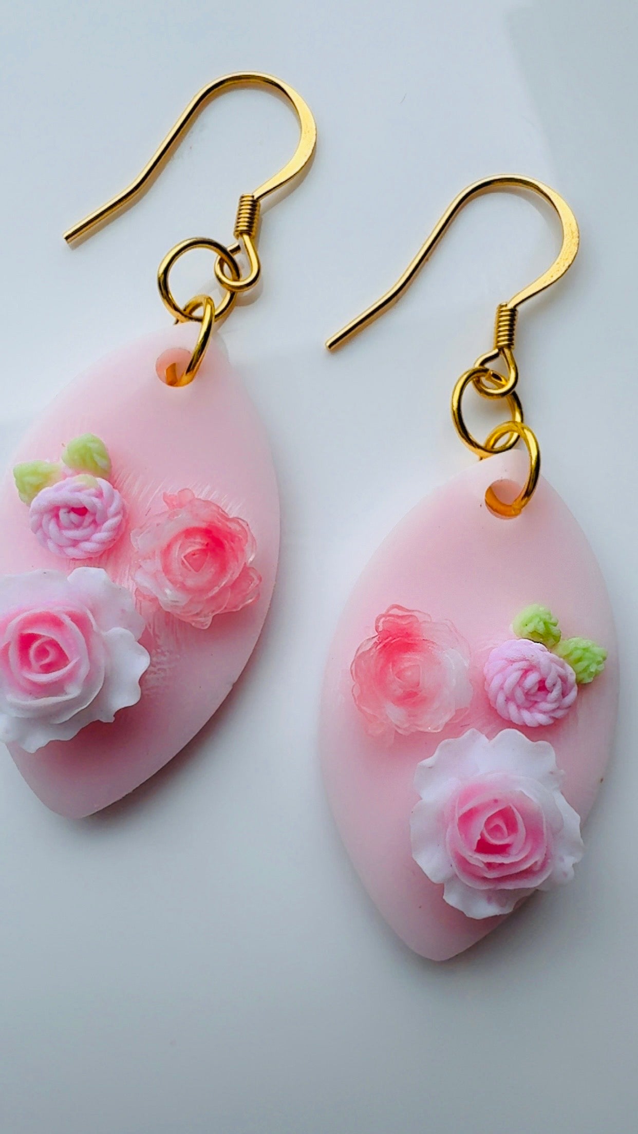 Pink Bouquet Earrings