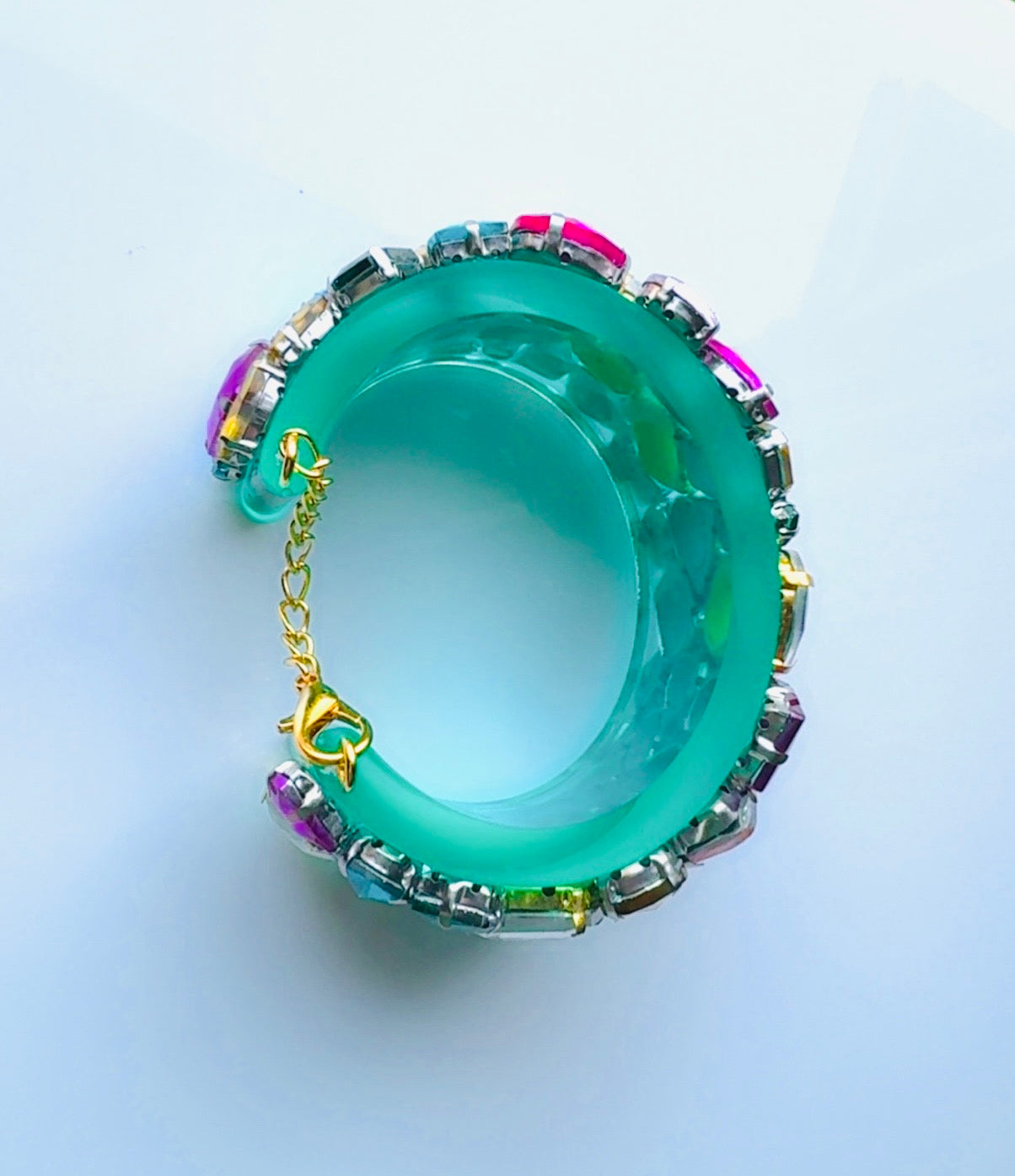 Kaleidoscope Cuff with Chain