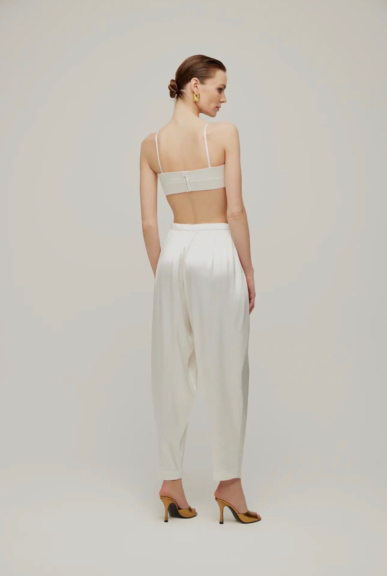 White Barcelona Pants and Top/Set